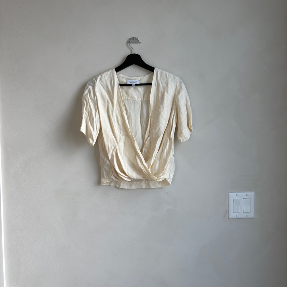 Women's Cream Swoop Short Sleeve Top -  & Other Stories